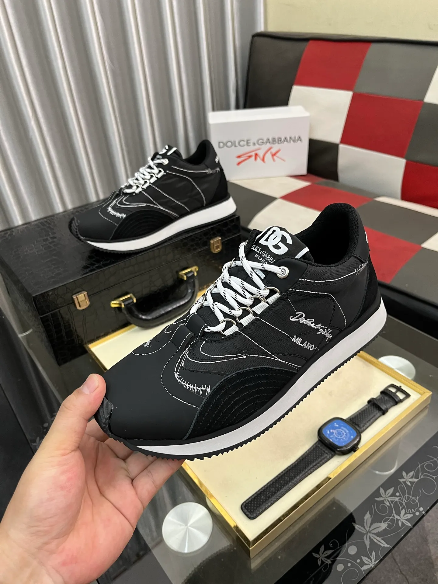 Men's men's shoes 💰480⌚️⌚️【Dg～】Men's casual shoes 2025z cabinet sales simultaneously 🔶Size: 36-46#️⃣ 🔷1 color🔜The upper is made of multi-material splicing ➕Genuine leather lining, comfortable and breathable, sole: original comfortable and wear-resistant outsole, ⚠️real thing📱photographed🎬real thing is better📢📢📢